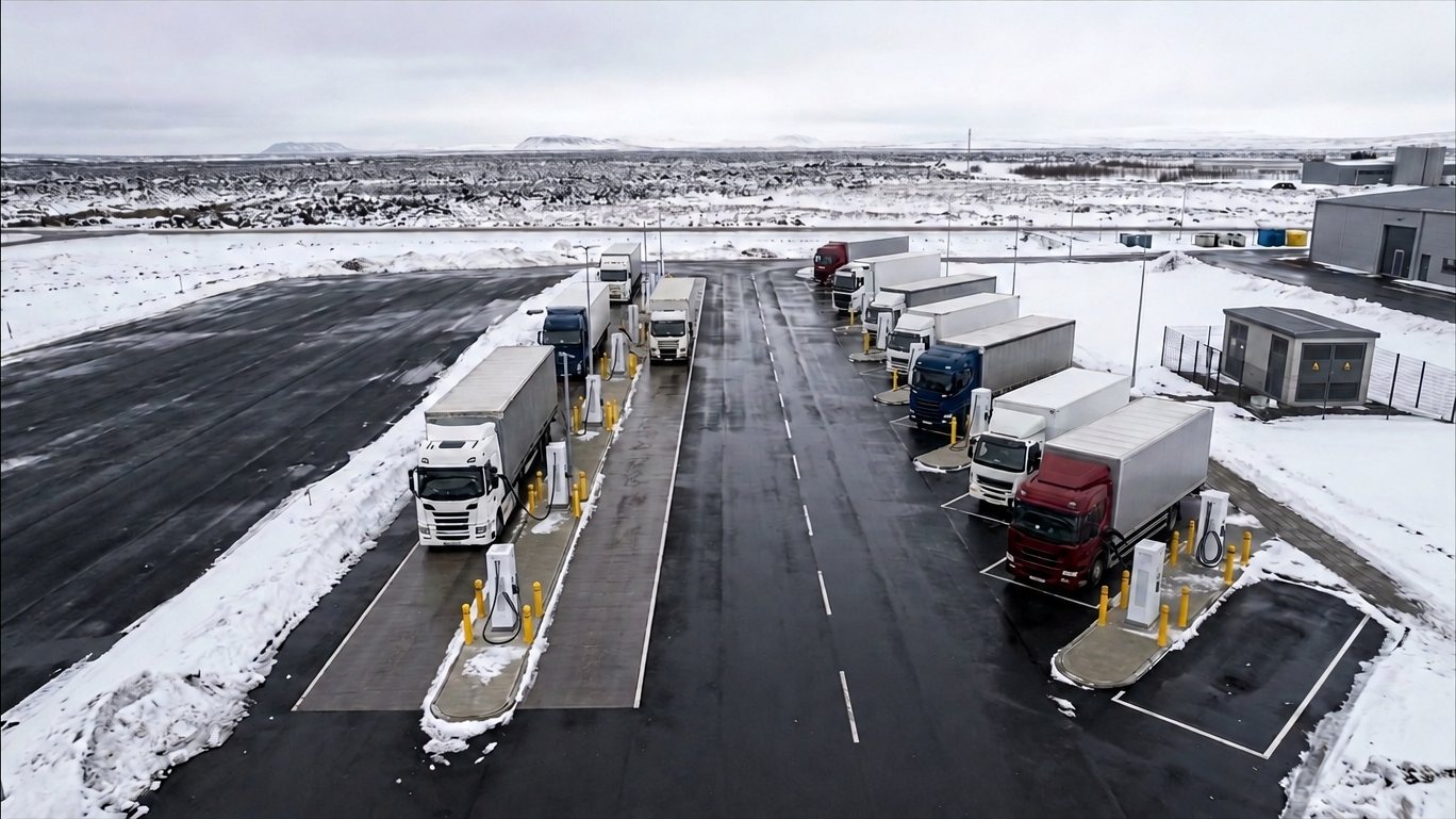 Úr 2 í 20 rafknúna vörubíla í þremur áföngum